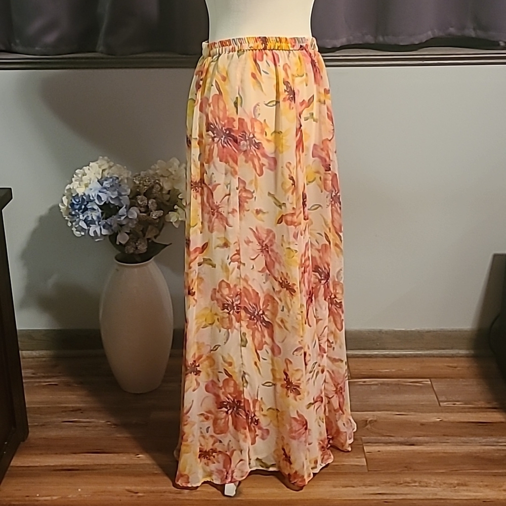 Lucky & Coco Floral Skirt